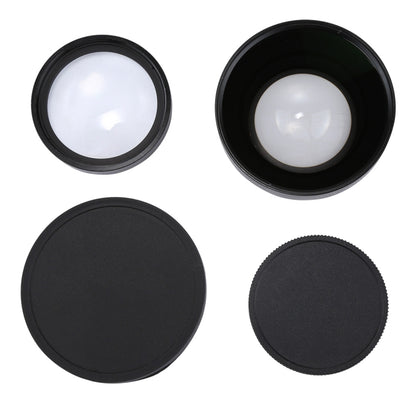 62mm 0.43X Super Wide Angle Lens with Macro Lens, 62mm
