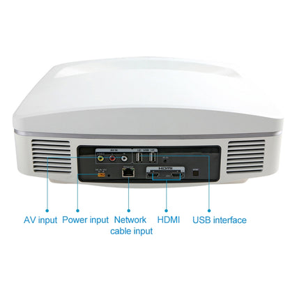 Wejoy K5+ 3400 Lumen 1280x1080 1080P Android 5.1 HD Bluetooth WiFi Smart 3D Ultra-Short Focus Projector, Support HDMI x 2 / USB x 2 /  Micro SD Card