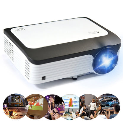 Wejoy L6 5 inch 200 ANSI Lumen 1920 x 1080P HD Smart Projector, Support 1 x AV / 1 x VGA / 1x HDMI / 2 x USB,  Normal Version, Normal Version
