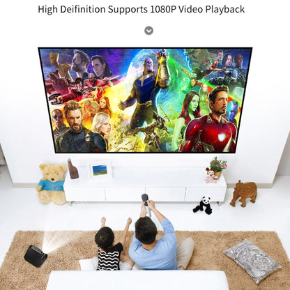 VS626 Android 3500ANSI Lumens 1080*720 Resolution LED+LCD Technology Smart Projector, Support AV / HDMI / SD Card / USB / VGA, Android