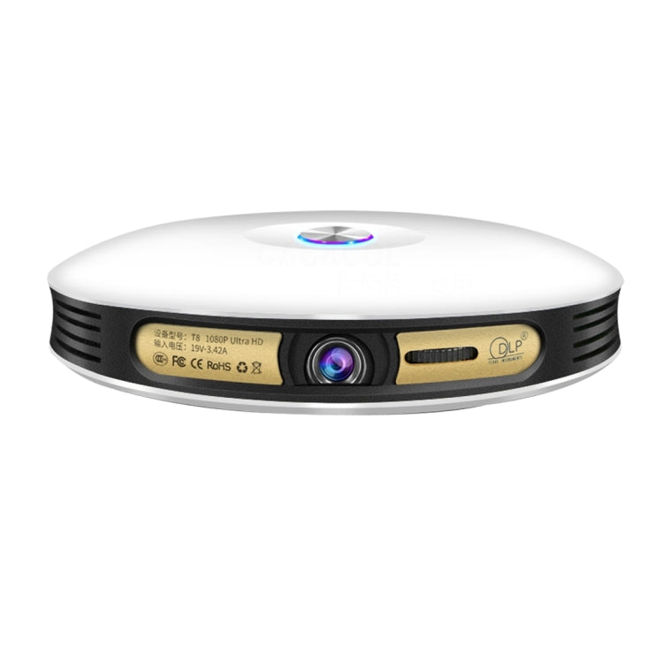 CACACOL ITC-DO8 220LM WiFi Smart 1280*800 DLP DMD LED Portable Projector with Remote Control,  Android 6.1 , MSD6A628 Quad Core, 2GB RAM, 16GB ROM, WiFi, BT, HDMI, without Tripod Holder, ITC-DO8