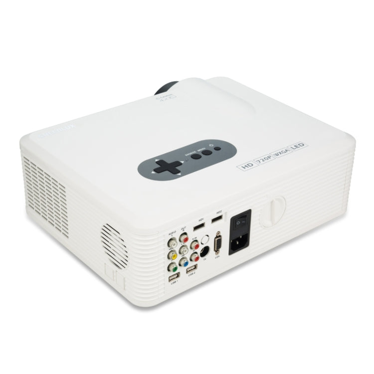 CL720 3000LM 1280x800 Home Theater LED Projector with Remote Controller, Support HDMI, VGA, YPbPr, Video, Audio, TV, USB Interfaces