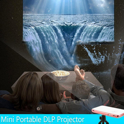Wejoy DL-S6+ 1000 Lumens 854x480 Smart Mini Projector, RK3128 CPU, 1GB+32GB, Android 4.4, Bluetooth, WiFi, HDMI, DL-S6+/Rose Gold