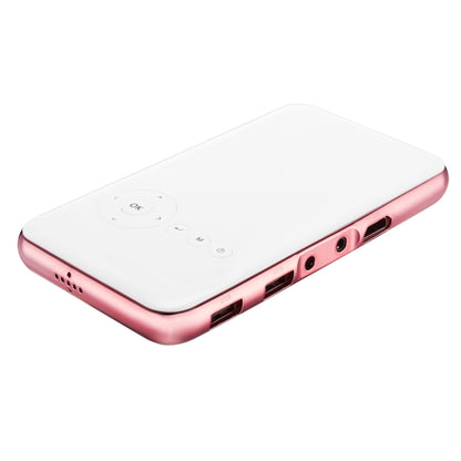 Wejoy DL-S6+ 1000 Lumens 854x480 Smart Mini Projector, RK3128 CPU, 1GB+32GB, Android 4.4, Bluetooth, WiFi, HDMI, DL-S6+/Rose Gold