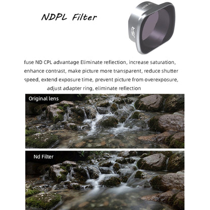 JSR KS ND8PL Lens Filter for DJI FPV, Aluminum Alloy Frame, ND8PL