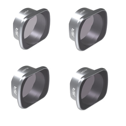 JSR KS 4 in 1 ND4+ND8+ND16+ND32 Lens Filter for DJI FPV, Aluminum Alloy Frame, 4 in 1 ND