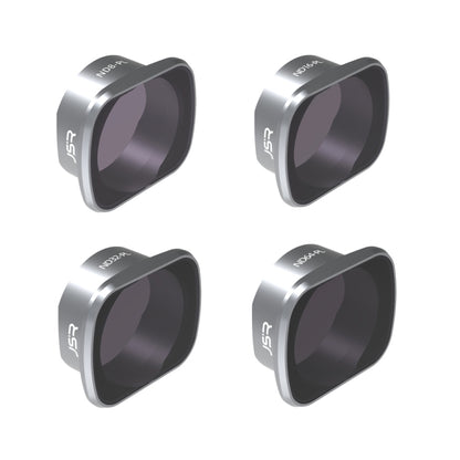 JSR KS 4 in 1 ND8PL+ND16PL+ND32PL+ND64PL Lens Filter for DJI FPV, Aluminum Alloy Frame, 4 in 1 NDPL