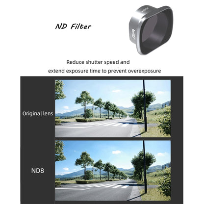 JSR KS 6 in 1 ND4+ND8+ND16+ND32+MCUV+CPL Lens Filter for DJI FPV, Aluminum Alloy Frame, 6 in 1