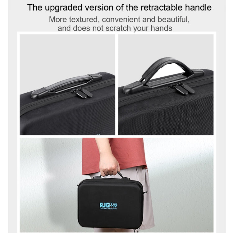RUIGPRO For DJI Mavic Air 2 Portable EVA Shoulder Storage Bag Protective Case Box