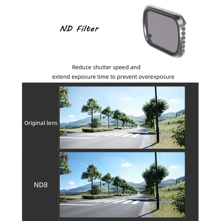 JSR KS ND8 Lens Filter for DJI Air 2S, Aluminum Frame, ND8