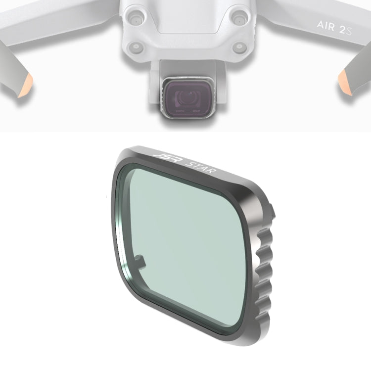 JSR KS STAR Effect  Lens Filter for DJI Air 2S, Aluminum Frame, STAR