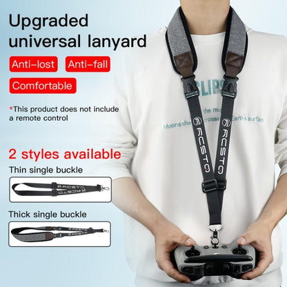 RCSTQ Thin Anti-lost Anti-fall Neck Strap Holder Lanyard for DJI FPV Remote Control, Thin