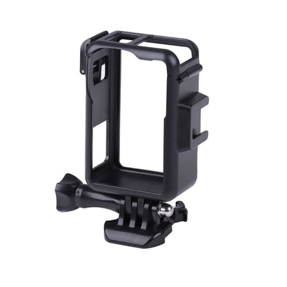 For DJI Osmo Action 3 Vertical Plastic Protective Frame Cage with Cold Shoes, For DJI Osmo Action 3