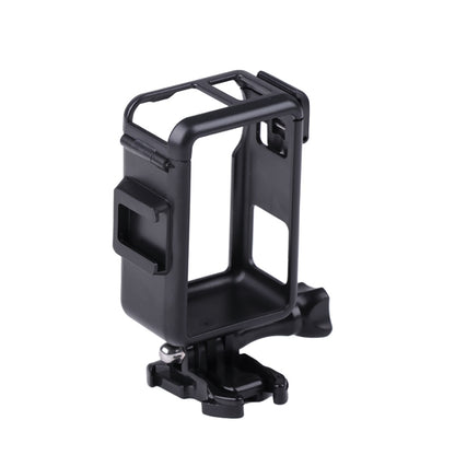 For DJI Osmo Action 3 Vertical Plastic Protective Frame Cage with Cold Shoes, For DJI Osmo Action 3