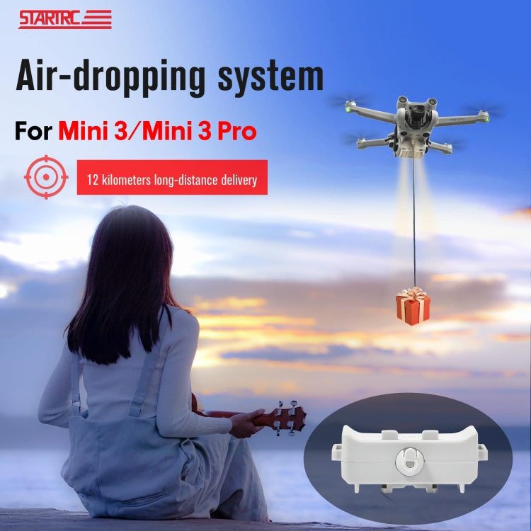 For DJI Mini 3 / Mini 3 Pro STARTRC Air-Dropping System Thrower Parabolic Bracket, For DJI Mini 3 / Mini 3 Pro