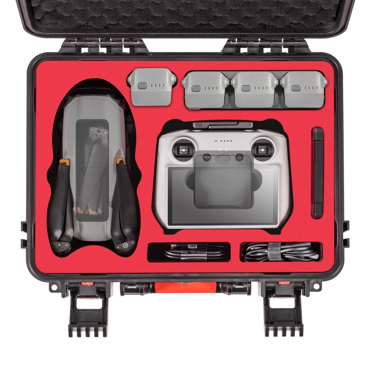 For DJI Air 3S STARTRC Waterproof ABS Suitcase Storage Box, For DJI Air 3S