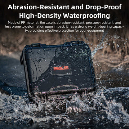 For DJI Osmo Action 5 Pro STARTRC Waterproof EVA ABS Dual-layer Suitcase Storage Box, For DJI Osmo Action 5 Pro