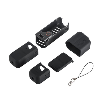 For DJI OSMO Pocket 3 STARTRC 5 in 1 Body Lens Handle Screen Silicone TPU Case, 5 in 1 Case