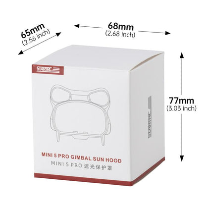 For DJI Mini 4 Pro STARTRC Lens Hood Gimbal Anti-Glare Sunshade Cover, For DJI Mini 5 Pro