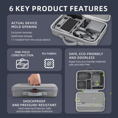 For DJI Mini 5 Pro STARTRC Shoulder PU Storage Bag Handbag, For DJI Mini 5 Pro