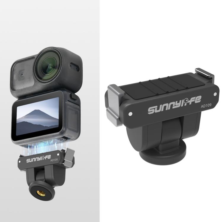 For DJI Osmo 360 Sunnylife Dual-Direction Magnetic Quick Release Adapter Mount, AD109 For DJI Osmo 360