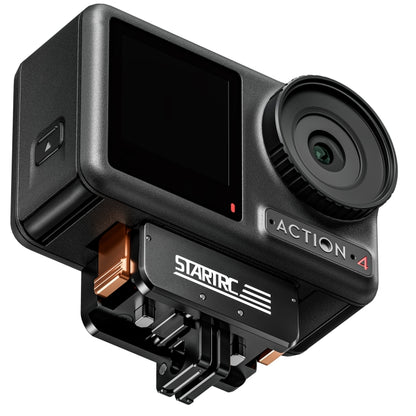 For DJI Osmo Action 4 / 3 STARTRC Metal Quick Adapter Magnetic Foldable Extension Bracket, For DJI Osmo Action 4 / 3 Metal