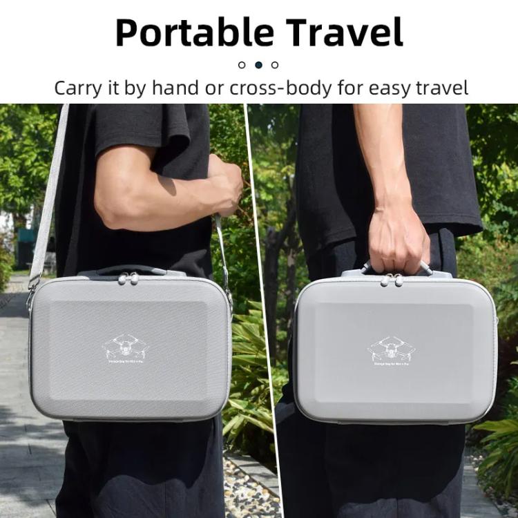 For DJI Mini 4 Pro BRDRC Shoulder Drone Remote Control Storage Carrying Bag, For DJI Mini 4 Pro