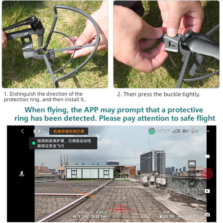 For DJI Mavic 3 / 3 Pro BRDRC Drone Propeller Protective Guard Anti-collision Ring, For DJI Mavic 3 / 3 Pro