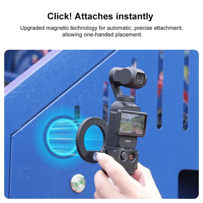 Magnetic Ring Base Mount with 1/4 inch Adapter, Magnetic Base with 1/4 inch Adapter