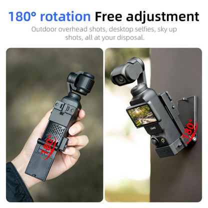 For DJI Osmo Pocket 3 STARTRC Folding Magnetic Mount Base Fixed Bracket