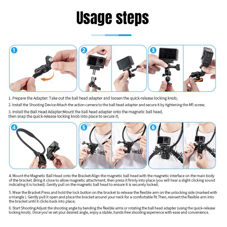 STARTRC Lazy Neck Bracket V3 POV View Mount, POV View Mount