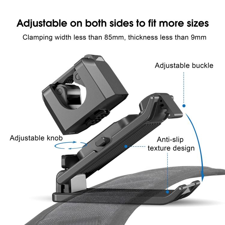 STARTRC Quick-Release Backpack Mount Clip Bracket for Selfie Stick or Action Camera, Quick-Release Clip