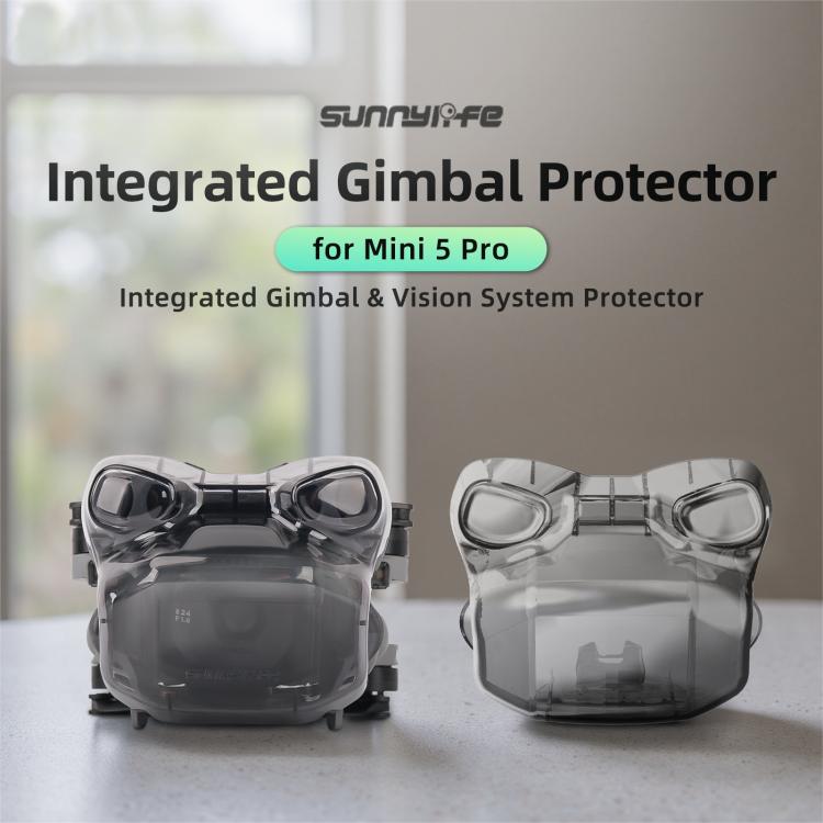 For DJI Mini 5 Pro Sunnylife Integrated Gimbal Protector Cover Transparent Lens Cap Vision System Protector, For DJI Mini 5 Pro