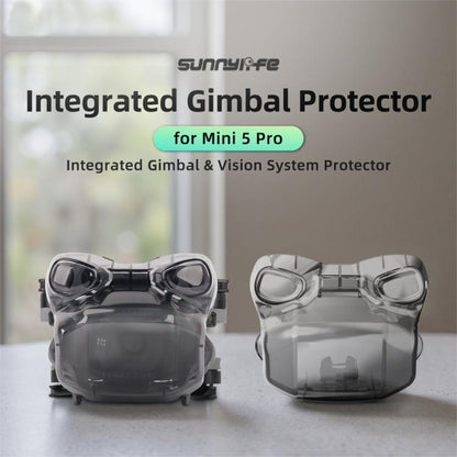 For DJI Mini 5 Pro Sunnylife Integrated Gimbal Protector Cover Transparent Lens Cap Vision System Protector, For DJI Mini 5 Pro