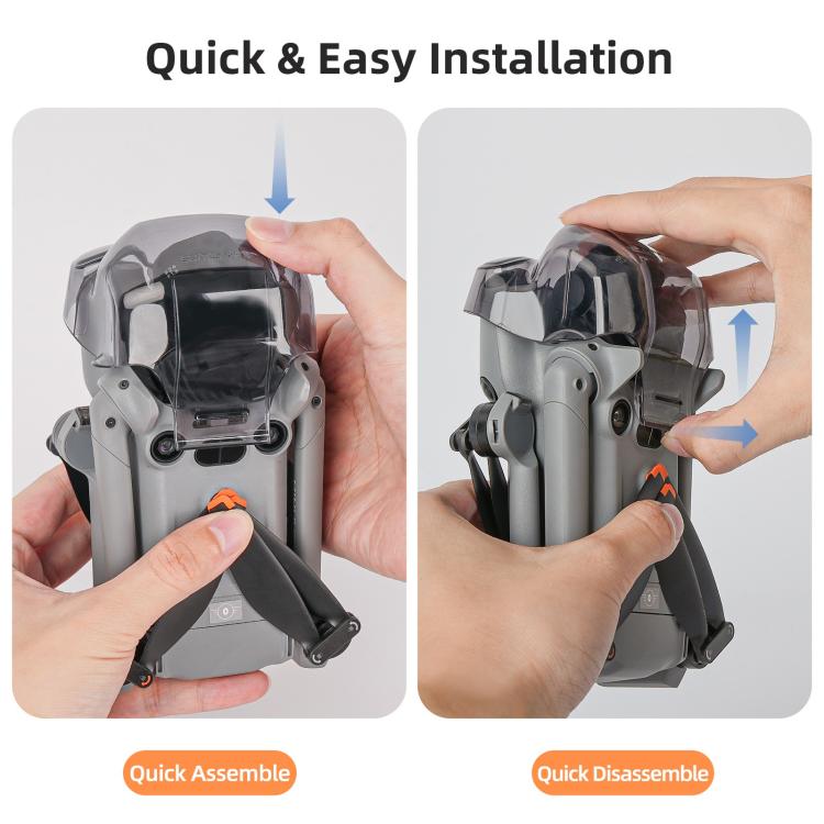 For DJI Mini 5 Pro Sunnylife Integrated Gimbal Protector Cover Transparent Lens Cap Vision System Protector, For DJI Mini 5 Pro