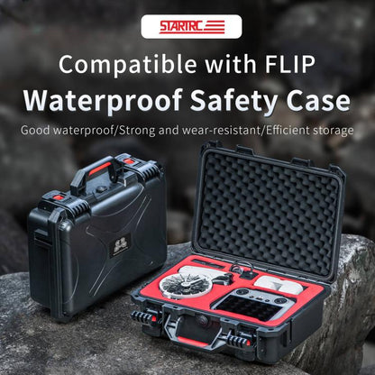 For DJI Flip STARTRC Waterproof ABS Suitcase Storage Box, ForDJI Flip
