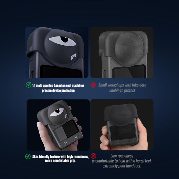 For DJI Osmo 360 Camera Silicone Lens Cap Lens Cover, Silicone Lens Cap