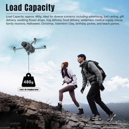For DJI Mavic 4 Pro STARTRC Air-Dropping System Thrower Parabolic with Expansion Bracket, For DJI Mavic 4 Pro