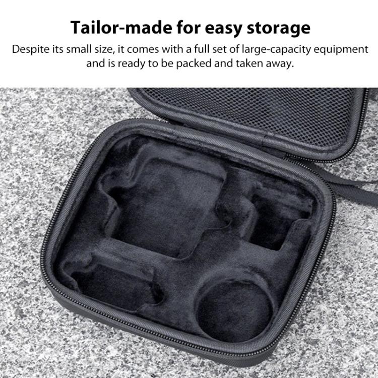 For DJI Osmo Nano STARTRC Portable Carrying Box Mini Combo PU Bag, For DJI Osmo Nano