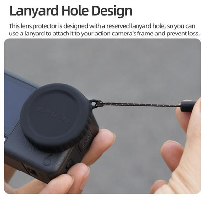 For DJI Osmo Action 6 Sunnylife Silicone Scratch-Proof Camera Lens Protective Cover, For DJI Osmo Action 6