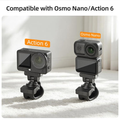 Sunnylife Magnetic Quick-Release Flexible Mount Series 360 Strap Wrap Band Mount Bike Tube Clip Holder For DJI Osmo Nano / Action 6, For DJI Osmo Nano / Action 6