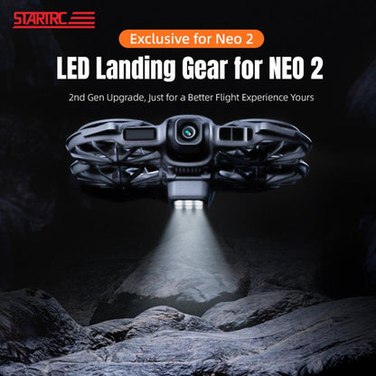 For DJI Neo 2 STARTRC LED Light Heightened Landing Gear Training Rack, For DJI Neo 2