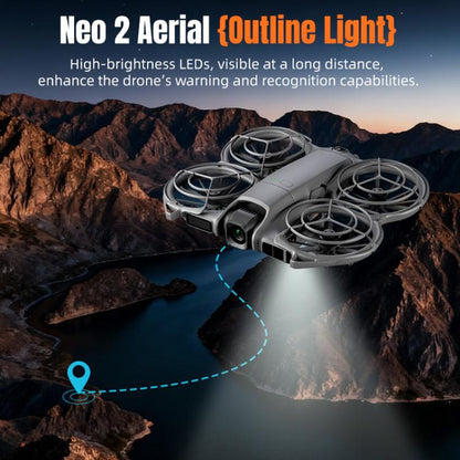 For DJI Neo 2 STARTRC LED Light Heightened Landing Gear Training Rack, For DJI Neo 2