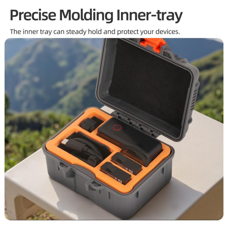 For DJI Osmo Action 6 Sunnylife Mini Travel Box Waterproof Carrying Box Shock-proof Hard Shell, For DJI Osmo Action 6