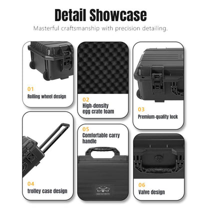 Portable Box Sealed Waterproof Trolley Suitcase For DJI Mavic 4 Pro / Mavic 3 / Air 3, For DJI Mavic 4 Pro / Mavic 3 / Air 3