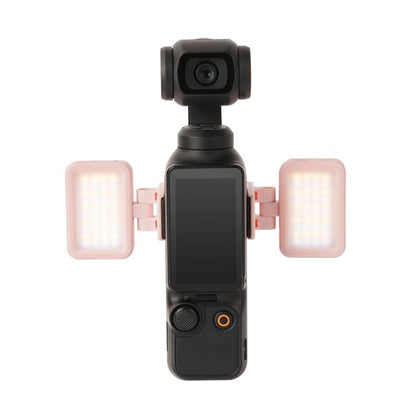 For DJI Osmo Pocket 3 Sunnylife Adjustable LED Video Light Quick-Release Fill Light Tri-Color Dimmable Portable Fill Lamp