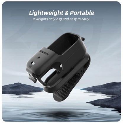 For DJI Osmo Nano Sunnylife Backpack Clip Action Camera Clamp 360 Degree Rotation Vertical-Horizontal Mount, Backpack Clip