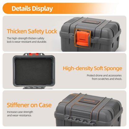 For DJI Osmo Nano Sunnylife Mini Travel Box Waterproof Carrying Box Shock-proof Hard Shell, For DJI Osmo Nano