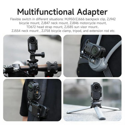 For DJI Osmo Nano Sunnylife Foldable Vertical-Horizontal Adapter Mount Protective Frame Mounting Brackets Housing Cover, Vertical-Horizontal Frame