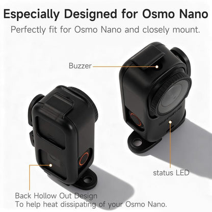 For DJI Osmo Nano Sunnylife Foldable Vertical-Horizontal Adapter Mount Protective Frame Mounting Brackets Housing Cover, Vertical-Horizontal Frame